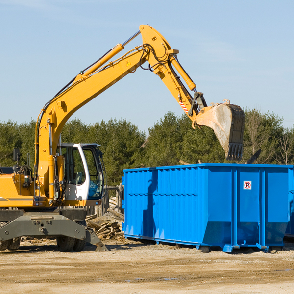 are there any restrictions on where a residential dumpster can be placed in Shakopee